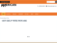 Tablet Screenshot of americanpet.com